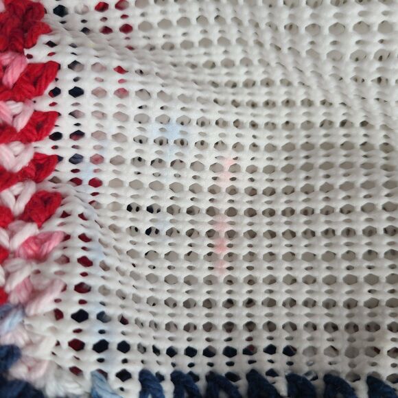 New Handmade Patriotic Crochet Jar Pad Grips & Dishcloth - Americana Home Decor - Picture 10 of 10